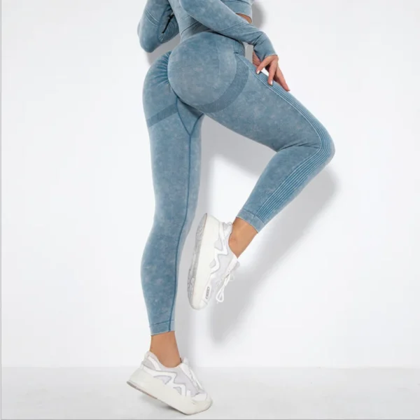 Washed Yoga Leggings - Image 7