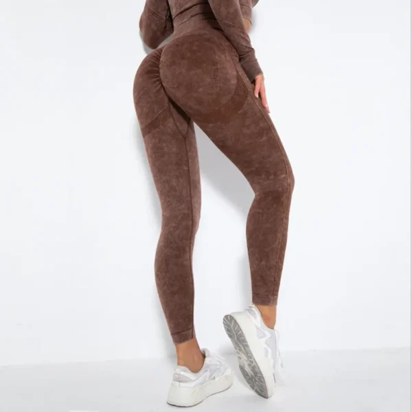 Washed Yoga Leggings - Image 8