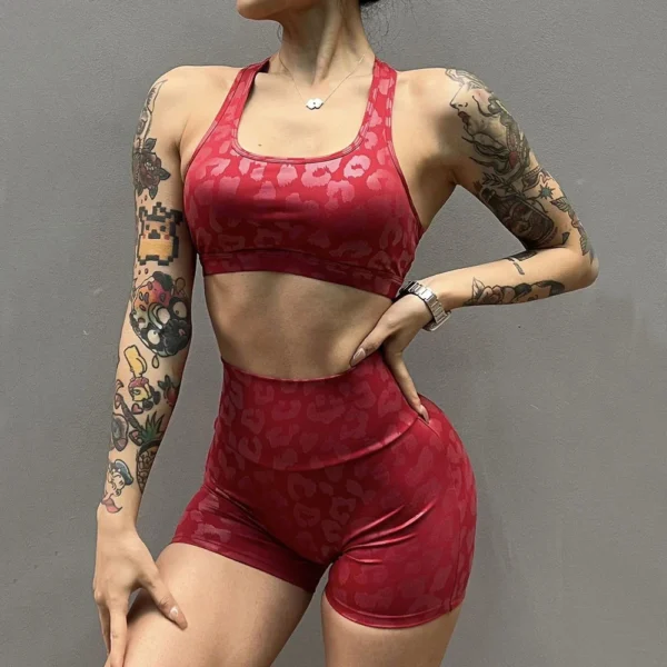 Leopard Details Yoga Set - Image 14